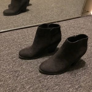 suede Booties by banana republic